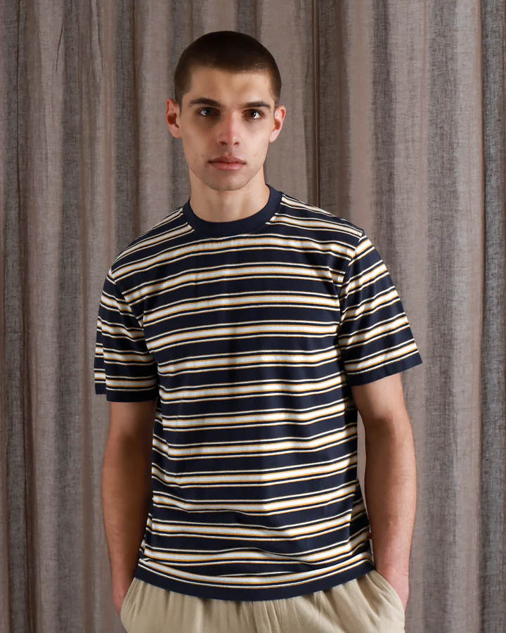 Crew Neck T-Shirt - Brighton Stripe