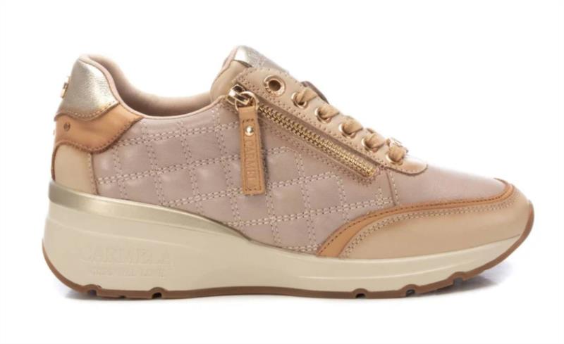 DEPORTIVA PARA MUJER CARMELA PIEL BEIGE