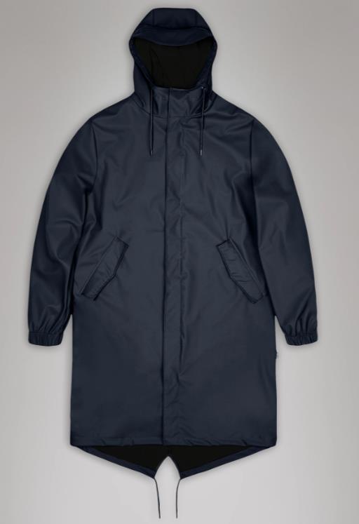 CHAQUETA IMPERMEABLE RAINS FISHTAIL PARKA W3 NAVY