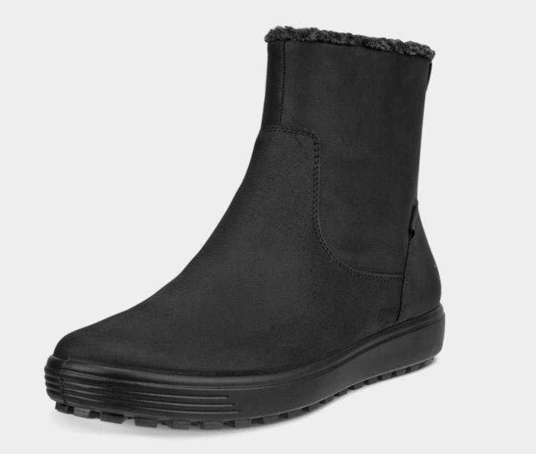 Botas de caña media ECCO para mujer soft 7 tred waterproof de nobuk 