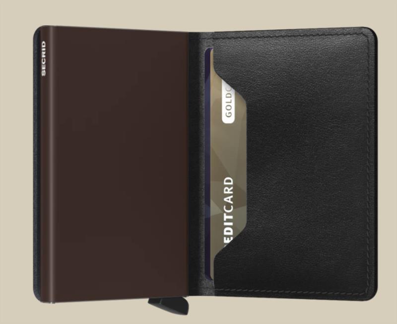 SLIMWALLET SECRID ORIGINAL BLACK-BROWN