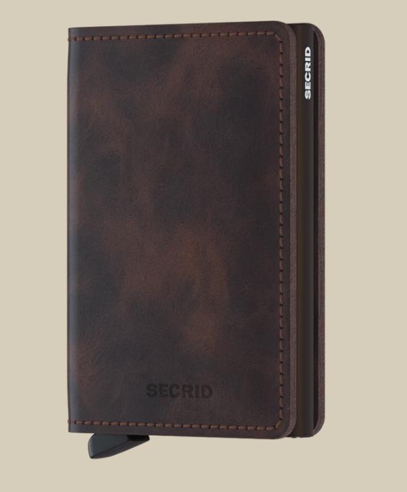 SLIMWALLET SECRID VINTAGE CHOCOLATE