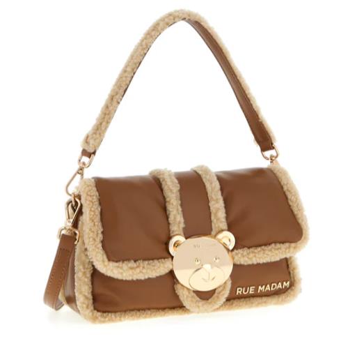 BOLSO RUE MADAM PARIS VERMONT IT-BAG BROWN/COOKIE