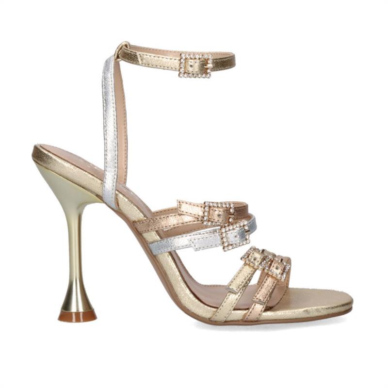 SANDALIA PARA MUJER EXE JADE 771 METALLIC GOLD SILVER