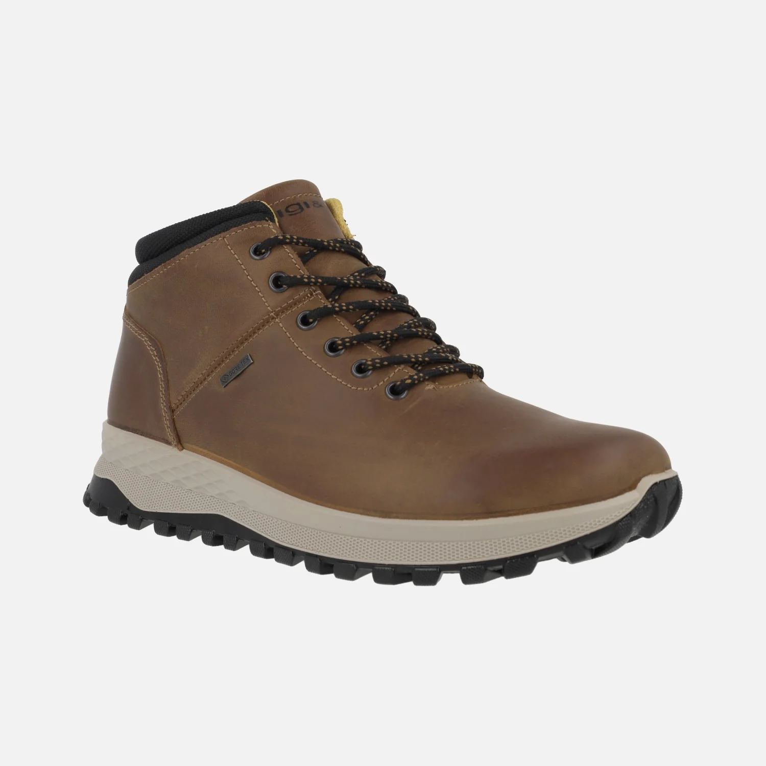 botines de caballero IGI&CO gore-tex, marron oscuro