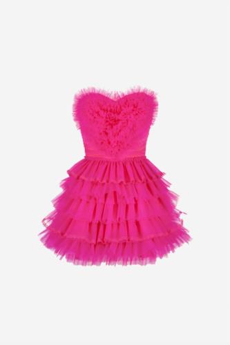 VESTIDO ANIYE BY 185881 HEART DRESS NINA FUCHSIA