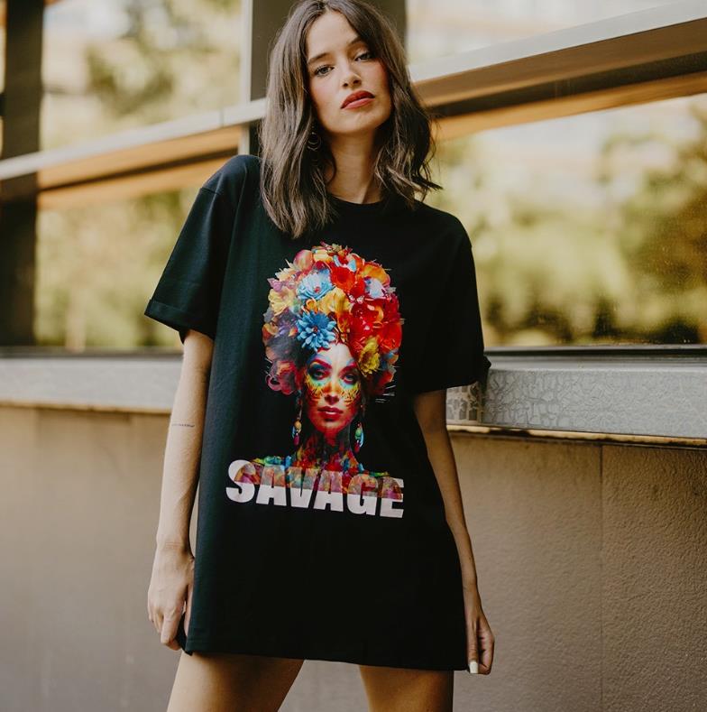 CAMISETA UNISEX SAVAGE