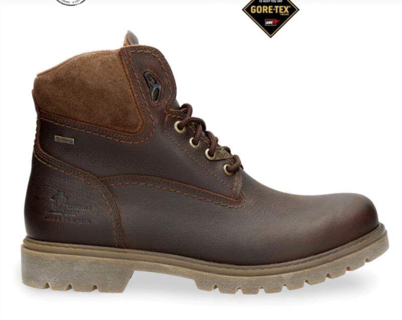 BOTA DE PIEL PANAMA JACK PARA HOMBRE CON FORRO INTERIOR DE GORE-TEX®